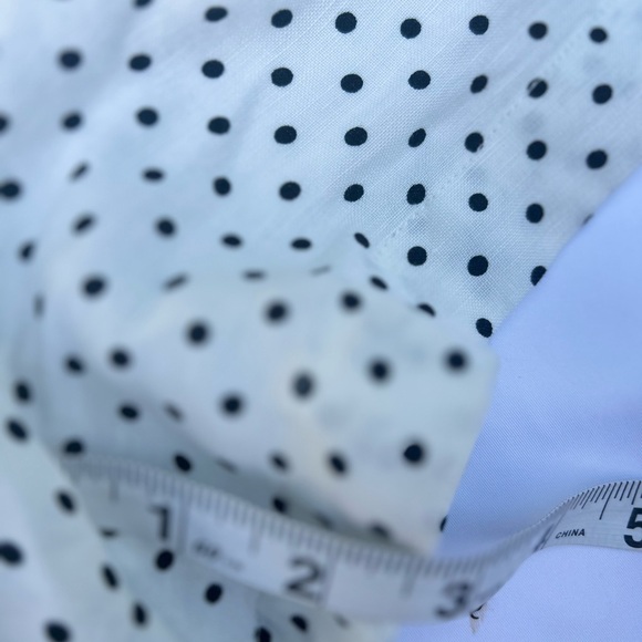 NWT Womens Mini Polka Dot Linen Flared High Rise Shorts kate spade Target XL - Picture 7 of 9